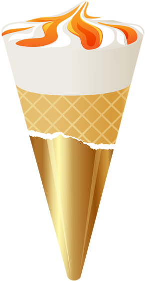 Ice Cream Cone Transparent Png Clip Art Image - Ice Cream Cone (308x600), Png Download