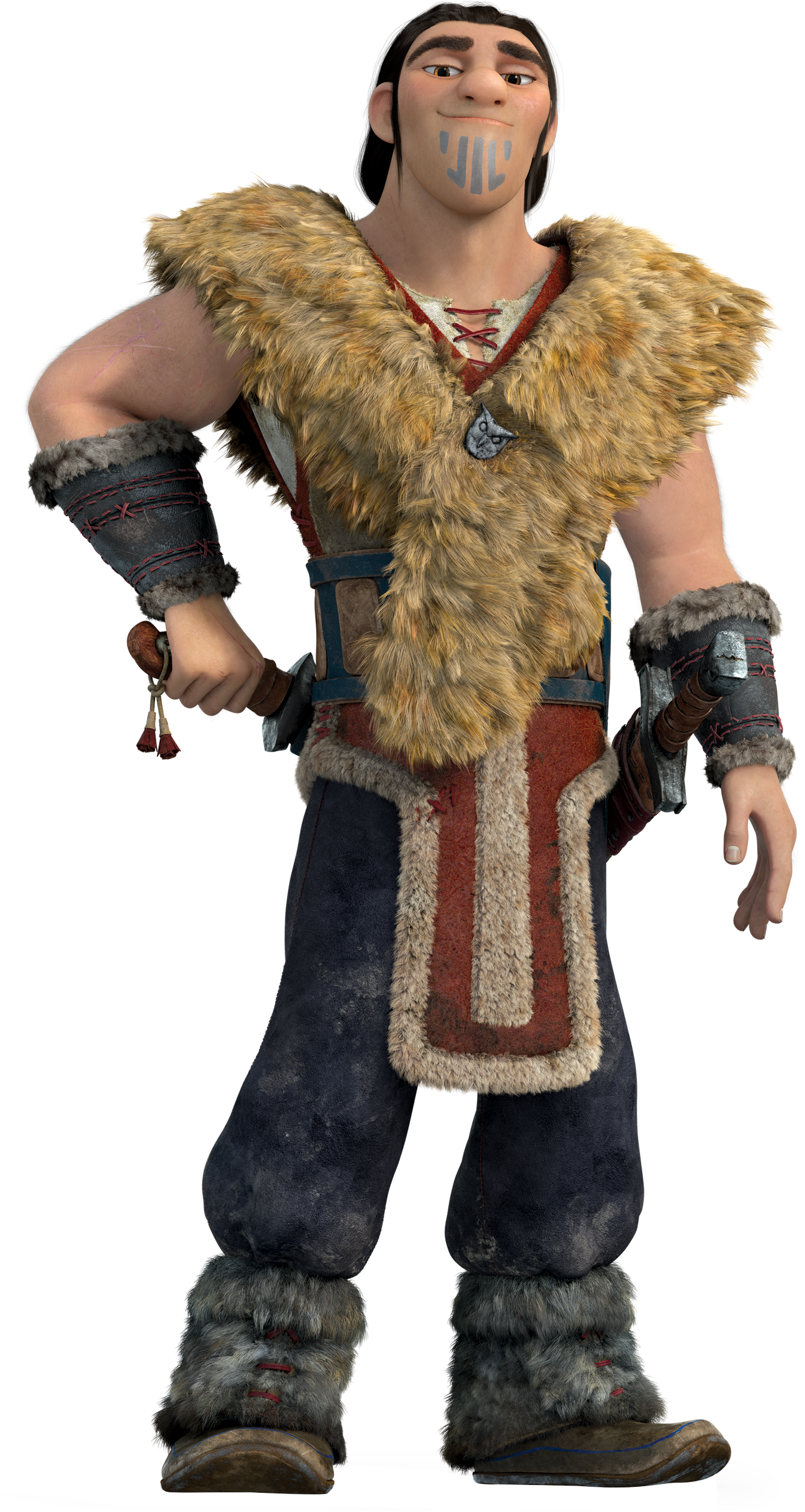 Eret, Son Of Eret - Train Your Dragon 2 Eret (1364x2566), Png Download