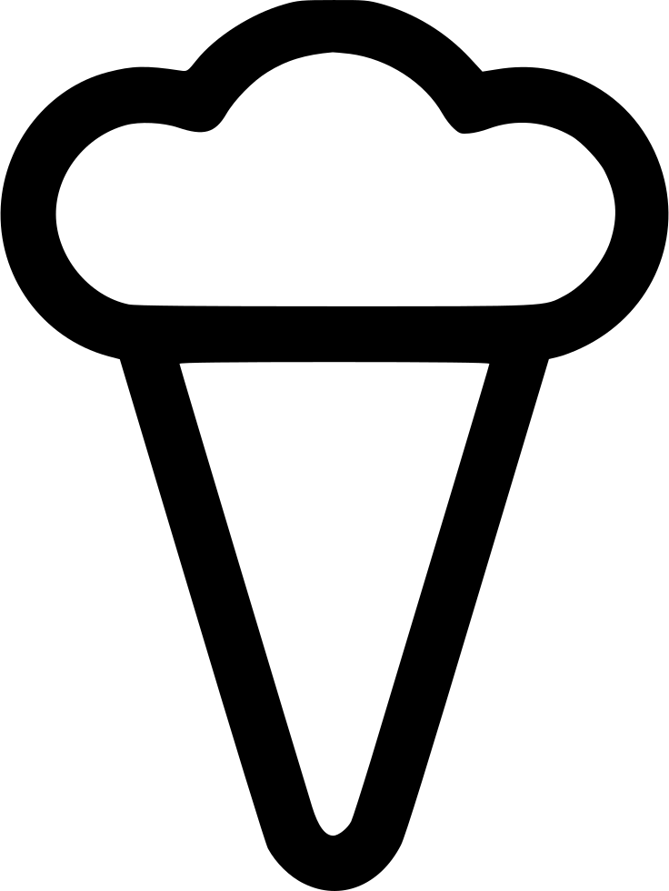 Ice Cream Cone (736x980), Png Download