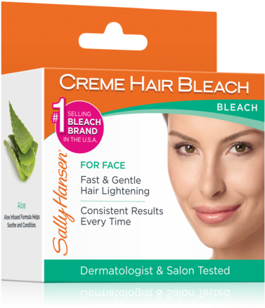 Gentle Formula With Comforting Aloe Vera And A Sweet - Sally Hansen Creme Hair Bleach (480x480), Png Download