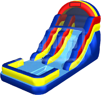 Splash Master Waterslide - Clip Art Bounce Slide (525x370), Png Download