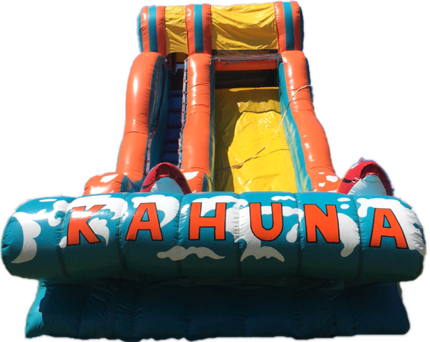 Big Kahuna Backyard Waterslide - Water Slide (604x480), Png Download