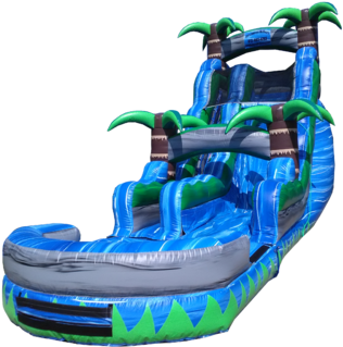 Blue Crush Waterslide - Blue Crush (360x480), Png Download