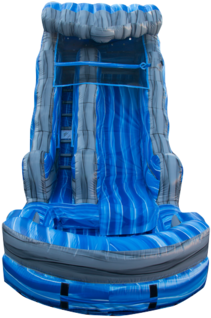 16ft Laguna Wave Waterslide - Water Slide (320x480), Png Download