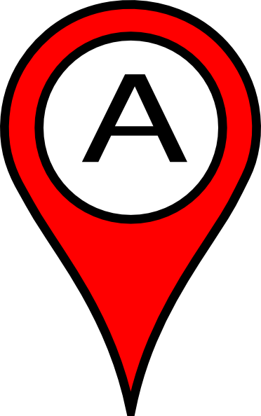 Drop Pin Transparent Background (372x594), Png Download