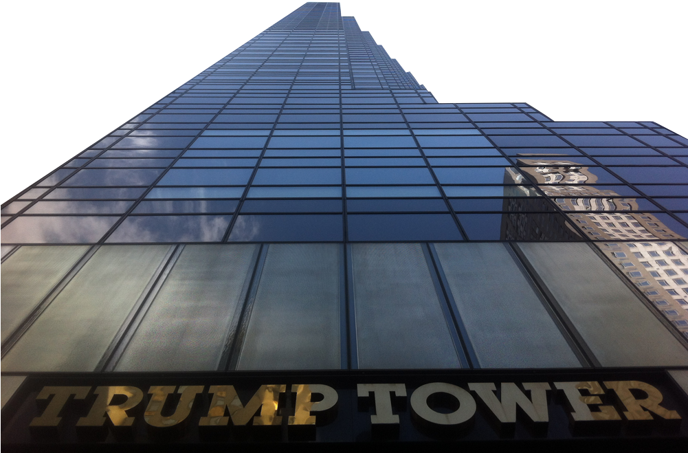 Actual Ratio Between Tallest Building In Usa And Iceland - Trump Tower New York (1000x685), Png Download