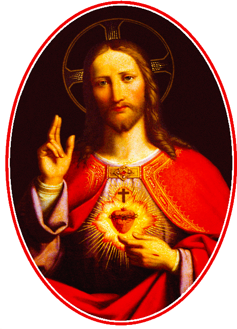 Sacred Heart Alliance - Modern Sacred Heart Of Jesus (469x649), Png Download