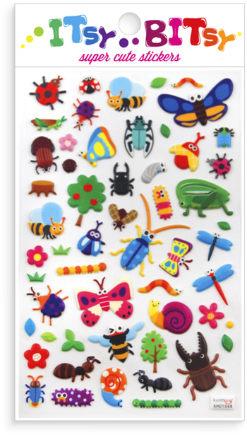 Oly Bug Lyfe Itsy Bitsy Stickers - Itsy Bitsy Stickers - Jungle Pals (720x720), Png Download