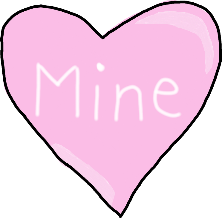 Tumbrl Heart Pink Cool Cute Stickers Sticker - Cool Cute Sticker (1024x1024), Png Download