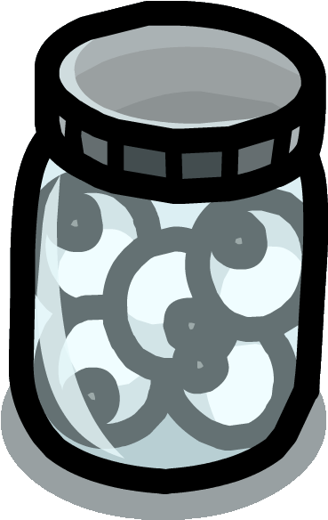 Jar Clipart Eyes - Jar Of Eyeballs (415x610), Png Download