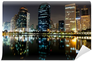Tallest Building In Bangkok, At Night - Skyline (400x400), Png Download