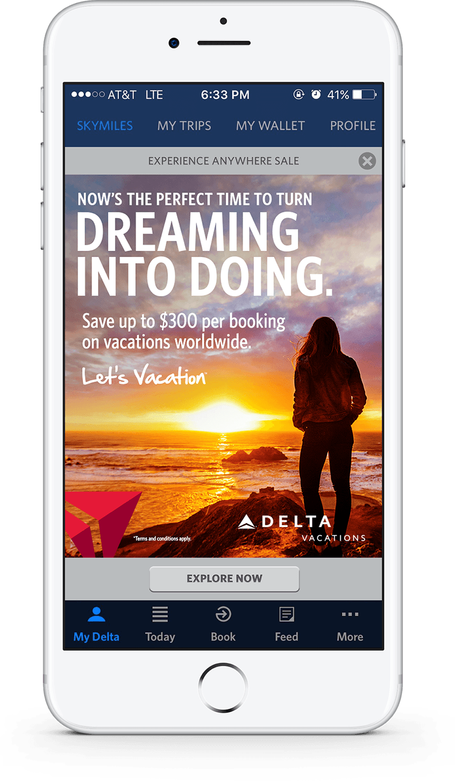 Delta Vacations (900x1544), Png Download