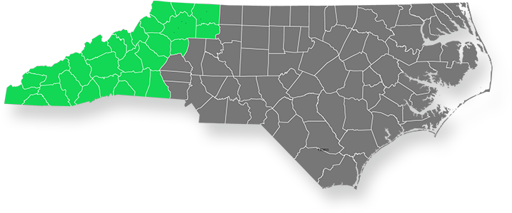 Mountain-region - North Carolina Throw Blanket (780x476), Png Download