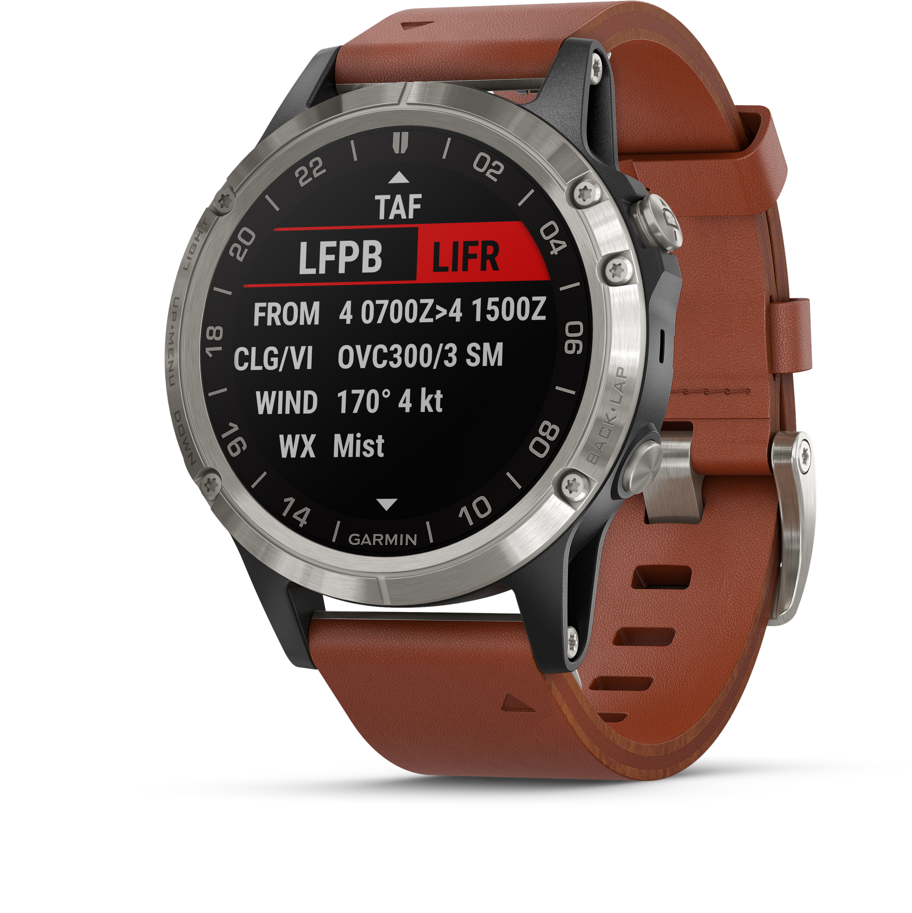 Flight Logging Is Automatic - Garmin D2 Charlie Aviator Watch (3301x3301), Png Download