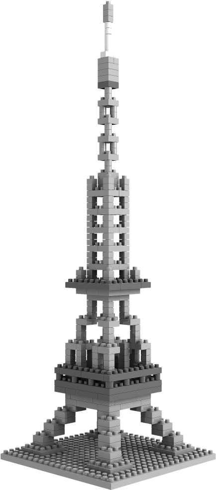 Loz Architecture Tour Eiffel (477x1024), Png Download