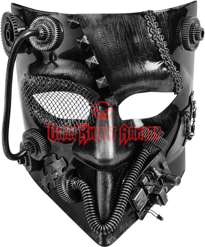 Silver Steampunk Jester Mask - Amazing Masquerade Masks For Men (850x850), Png Download