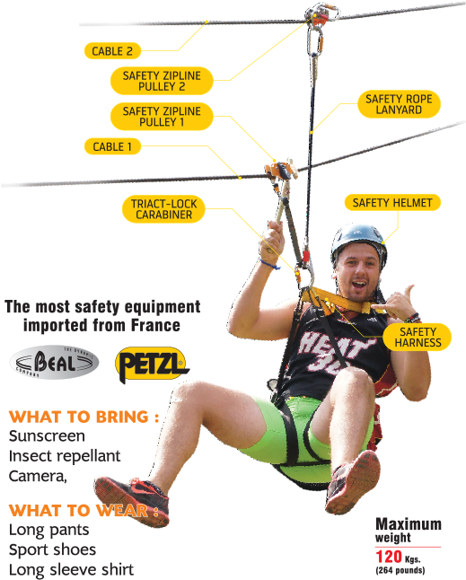Safety - Petzl Zipline (551x723), Png Download