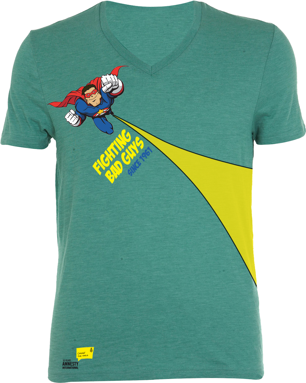 Modern, Colorful, Human Rights T-shirt Design For Amnesty (1020x1385), Png Download