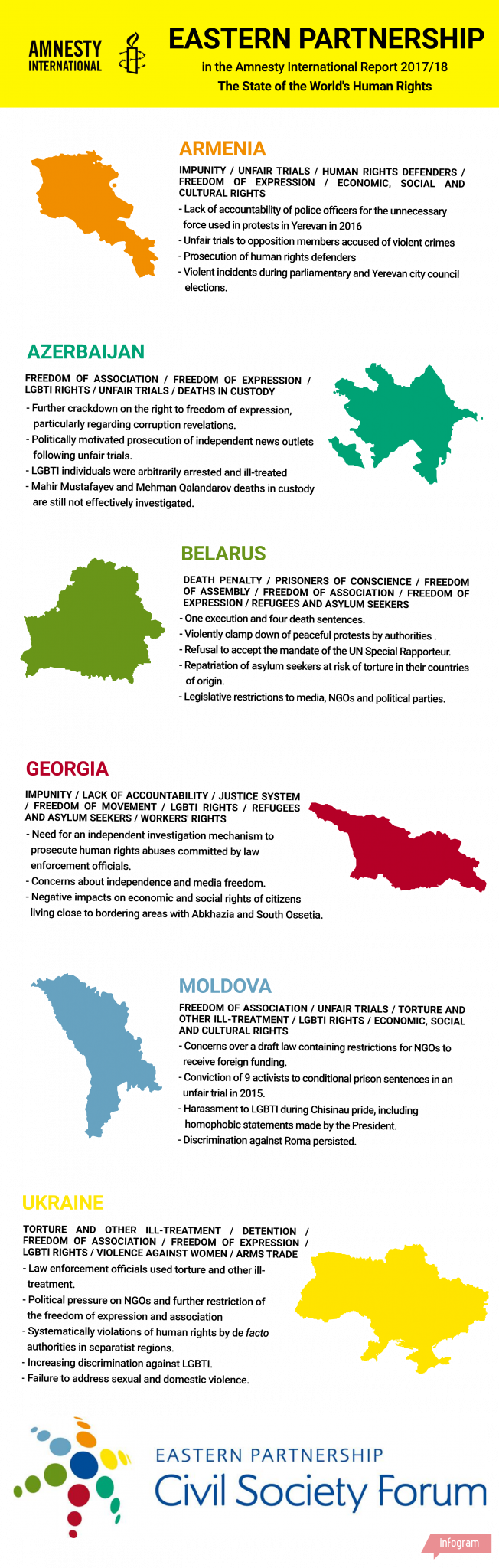 Eastern Partnership In The Amnesty International Report - Eastern Partnership (652x2048), Png Download