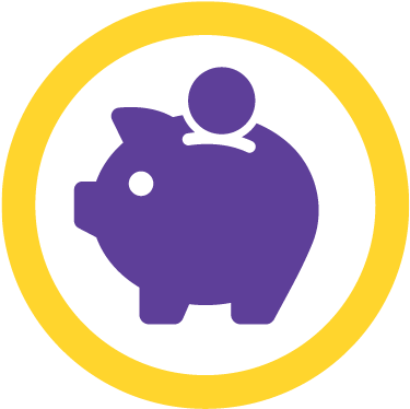 Weak Investment Climate - Icon Piggy Bank Blue (400x400), Png Download
