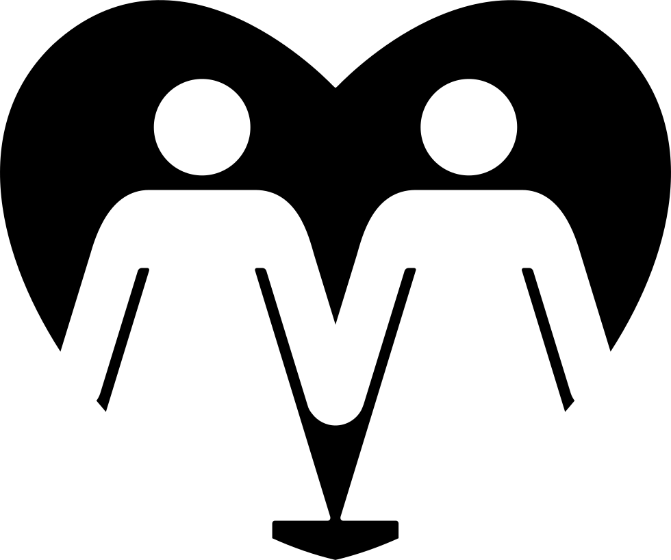 Familiar Group Of Two Women Couple In A Heart Comments - Icono Dos Mujeres (980x818), Png Download