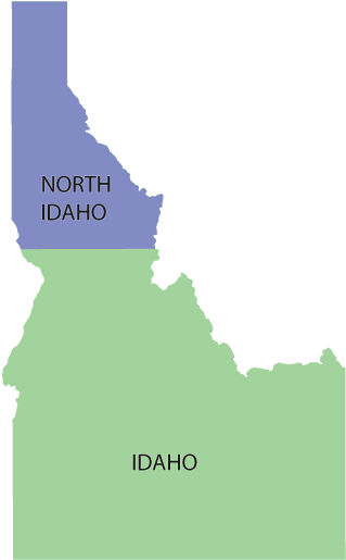 Buying A House In Coeur D Alene Idaho - Idaho Vector (412x650), Png Download