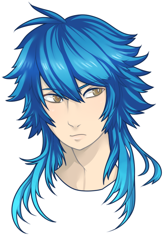 [fa] Aobuttface By Ty - Anime (555x785), Png Download
