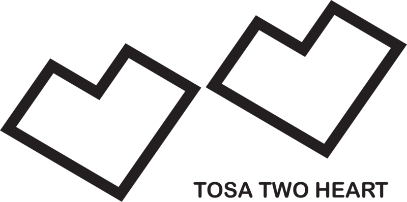 Tosa Two Heart - Design (800x398), Png Download