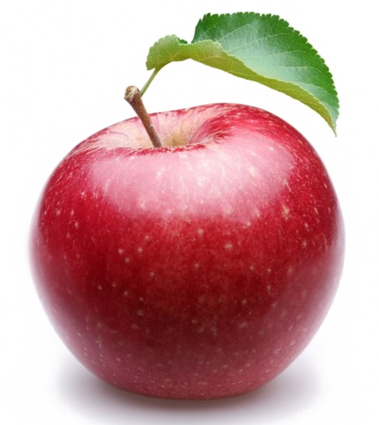 Healthy Food Download Transparent Png Image - Fresh Apple (741x829), Png Download