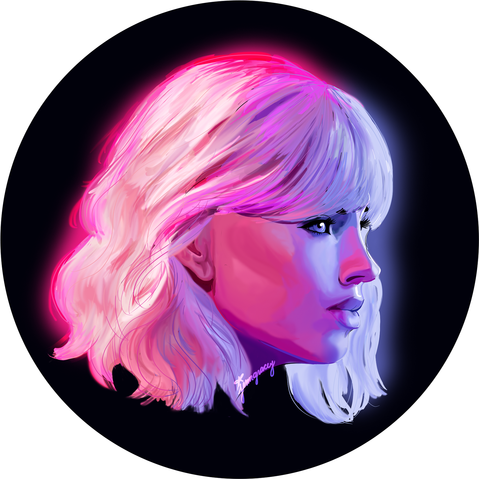 Digital Speed Paint Of Fictional Character Lorraine - Painting (1920x1920), Png Download