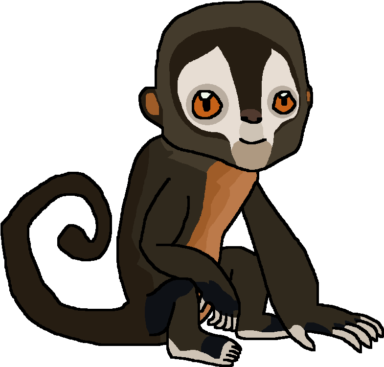 Noisy Night Monkey - Night Monkey (802x767), Png Download