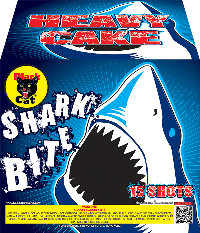 Shark Bite 15's Bc - Shark Bite Firework (900x900), Png Download