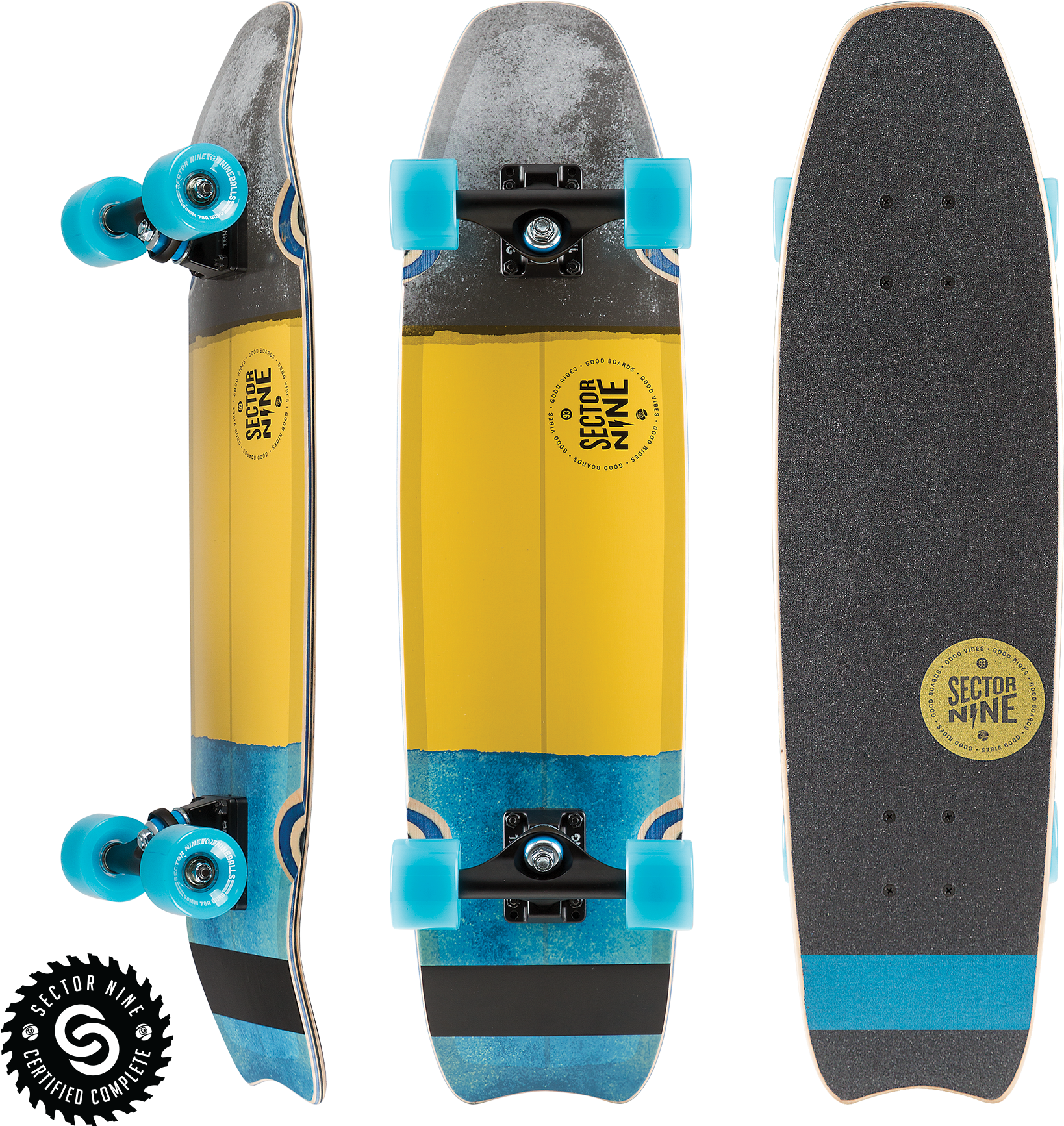 Shark Bite Yellow - Sector 9 Sand Shark (1800x1800), Png Download