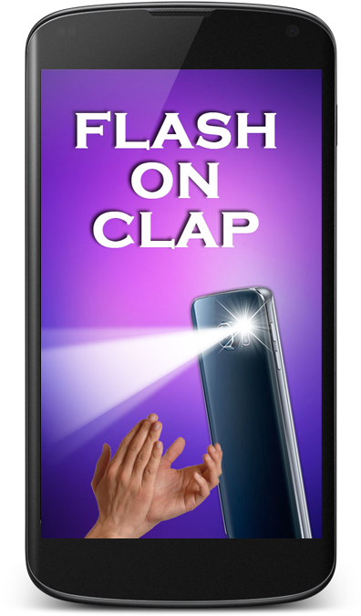 Flashlight On Clap For Android - Android (480x800), Png Download