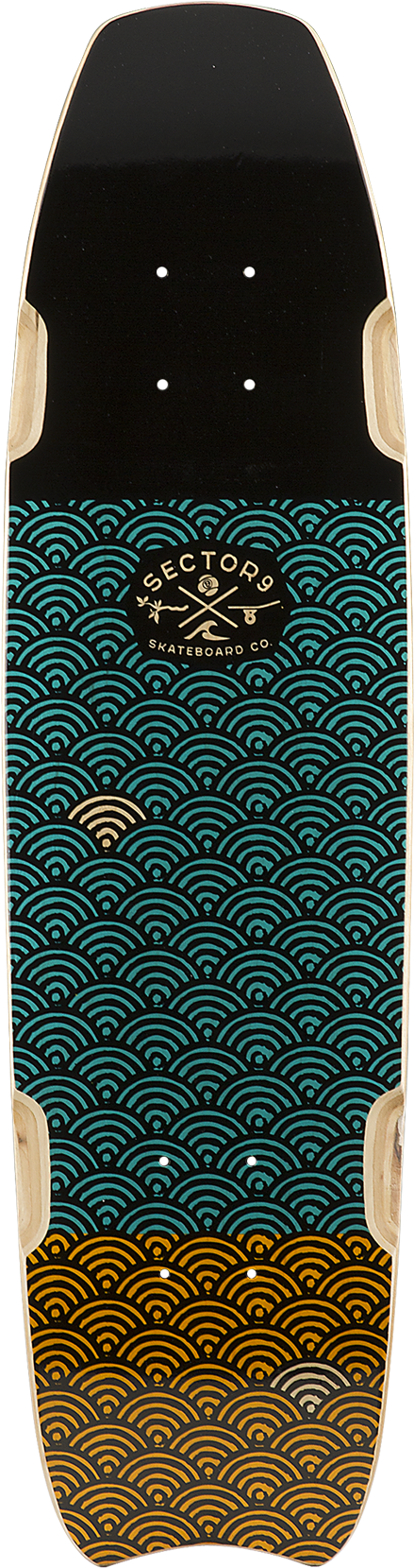 Shark Bite Deck - Sector 9 Tidal Shark Bite 29.5" Complete Cruiser - (1800x1800), Png Download