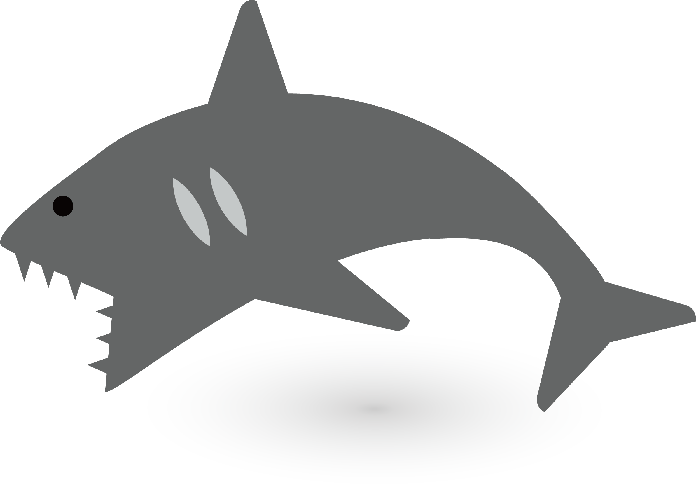 Shark (2386x1662), Png Download