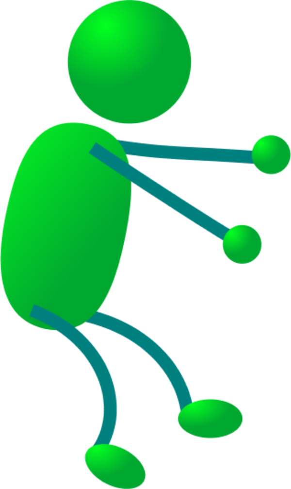 Stick Figure Riding - Stick Figure (600x1007), Png Download