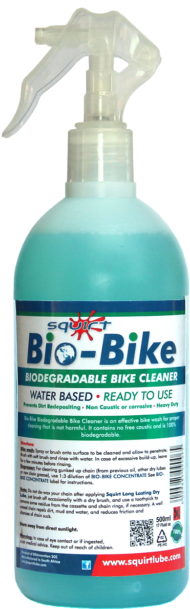 Bio Bike Wash Is Available In "ready To Use" In A 500ml - Squirt Biodegradable Bike Wash And Degreaser 500ml (395x1200), Png Download