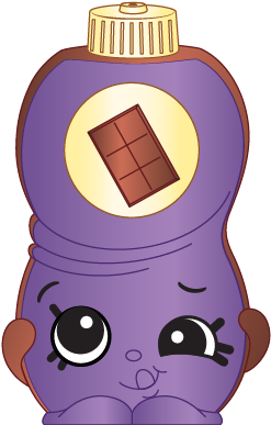 Little Choc Bottle - Miss Sprinkles Shopkins (576x495), Png Download