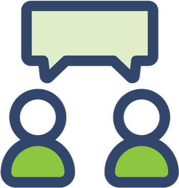 Sp Icon Two Teachers - Communication (600x422), Png Download