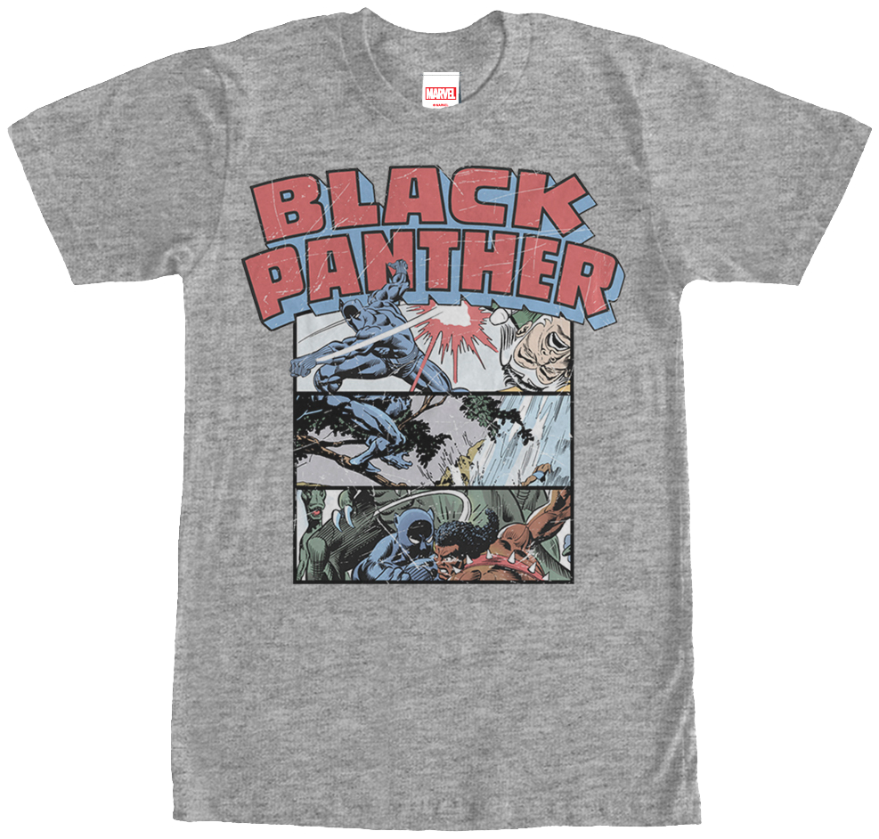 Collage Black Panther T-shirt - Mighty Thor T Shirt (987x942), Png Download