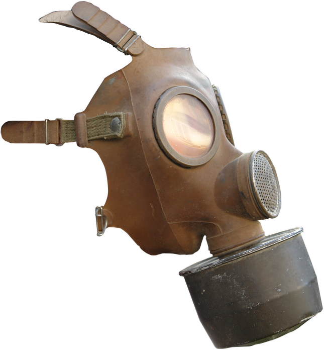 Gasmask Gas Fumes Smoke Freetoedit - Mascara De Gas De Lado (645x696), Png Download