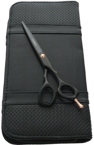 Matsui Precision Matte Black Cutting Scissor - Shear (313x479), Png Download