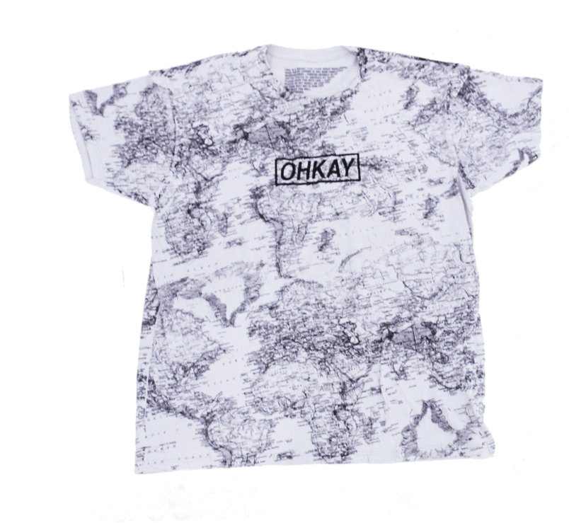 Map Front Shirt - Portable Network Graphics (1000x1500), Png Download
