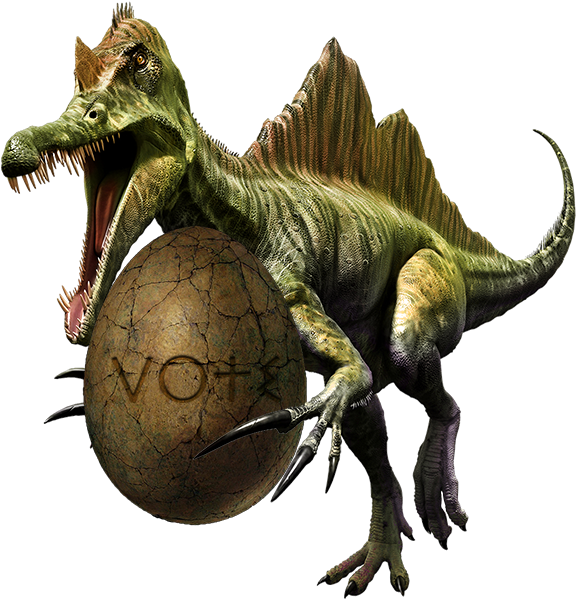 Dinosaur Vote - Stegosaurus Transparent (600x620), Png Download