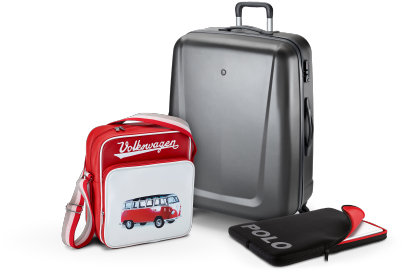 Volkswagen Bag And Luggage Collection - Volkswagen Volkswagen T1 Retro Schultertasche (480x270), Png Download
