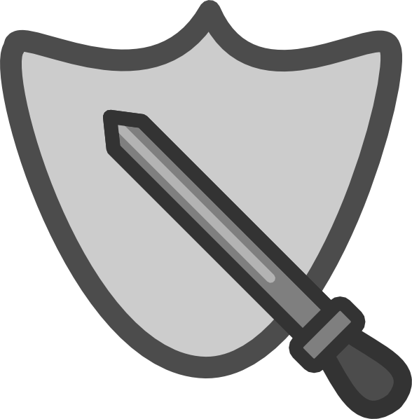 How To Set Use Paint Shield Icon Png - Clip Art (588x598), Png Download