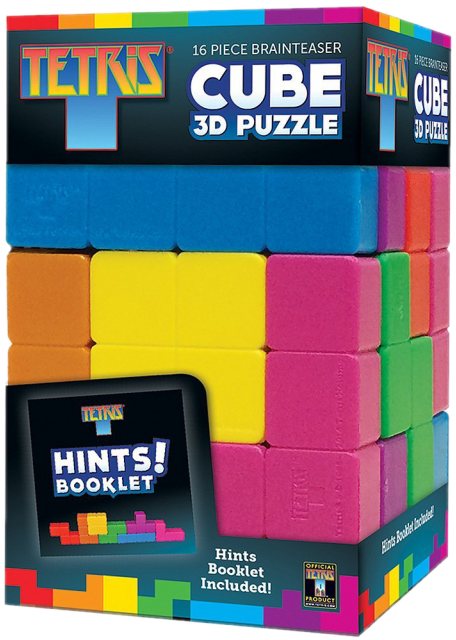 Tetris Brainteaser Cube - Tetris Cube 3d Puzzle (640x640), Png Download