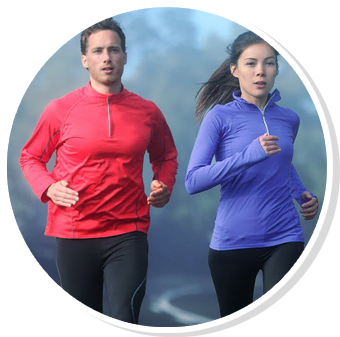 Reach And Sustain Peak Performance & Health Under One - Running (345x349), Png Download