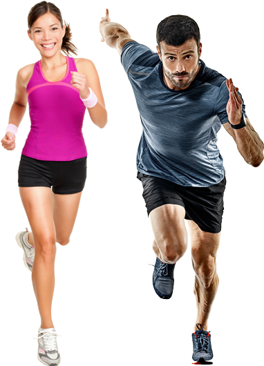 Cardio & Strength Training - Sport Running Man (424x532), Png Download